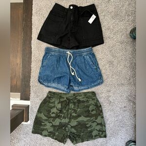 Old navy and American eagle size small shorts
